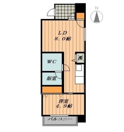 ヴァリエ東別院の物件間取画像